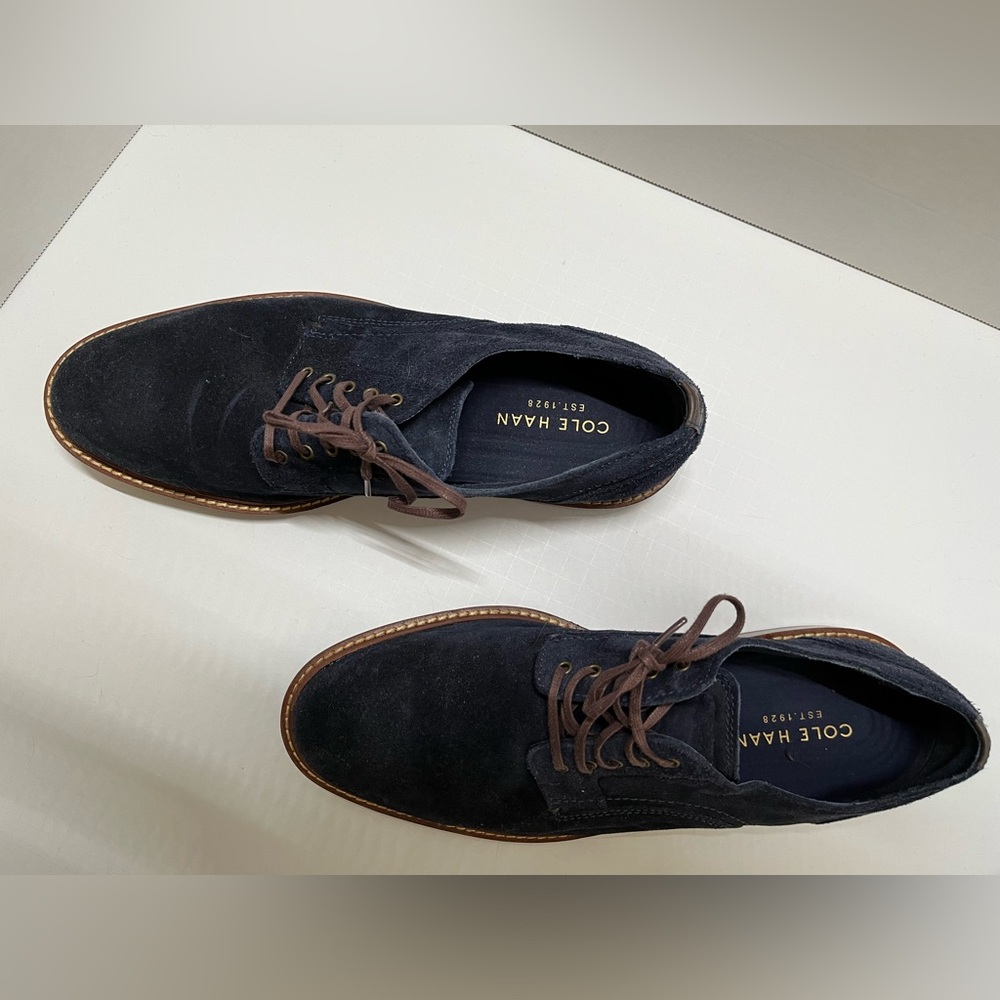 Cole Haan Mens Blur suede Oxford
